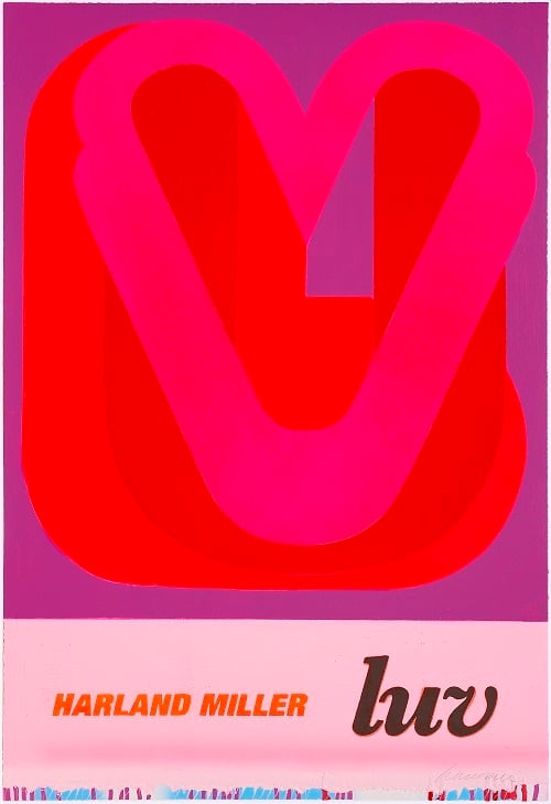 Lot 7. Harland Miller - LUV - Future Dreams